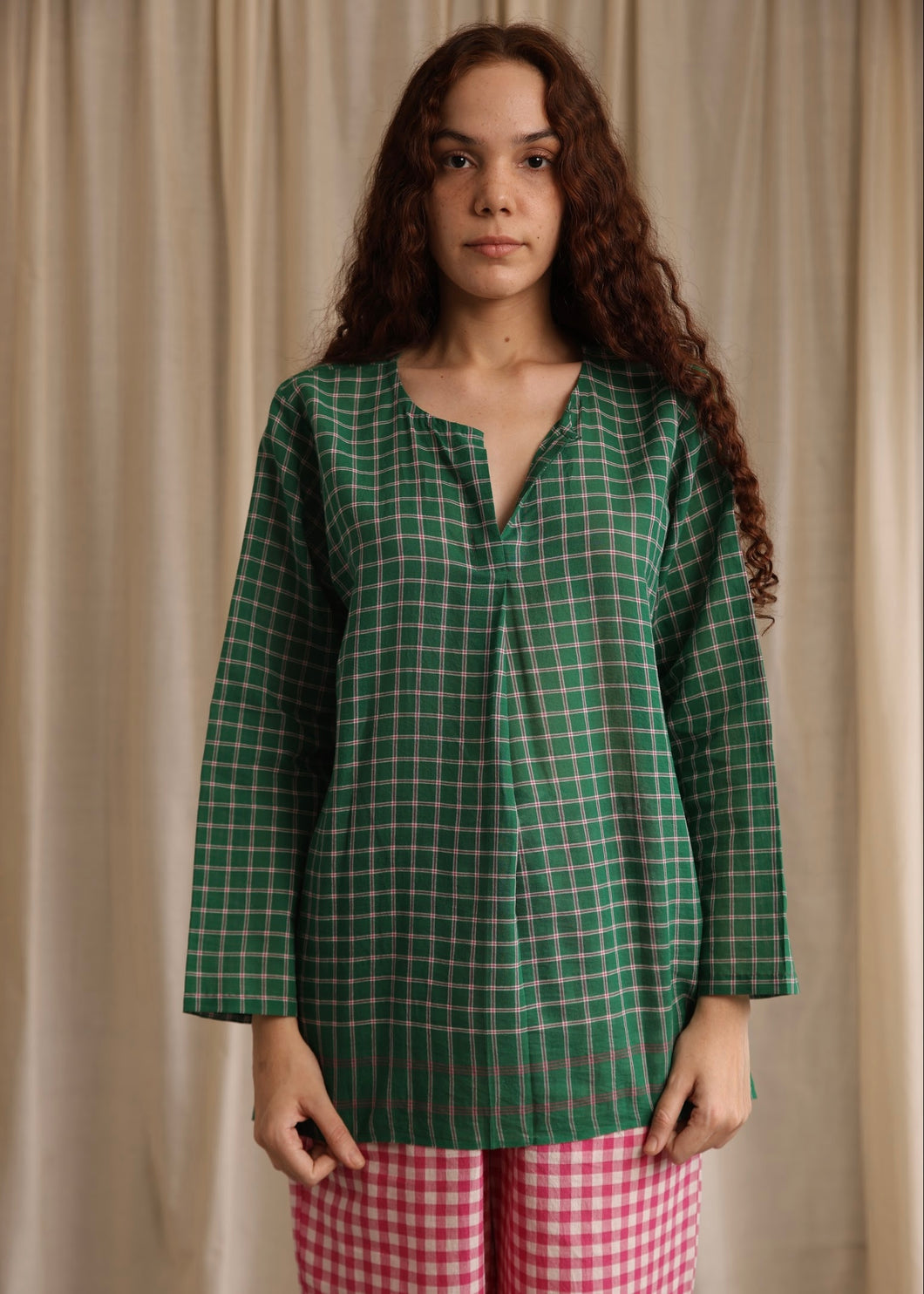 Maya - Green Checks