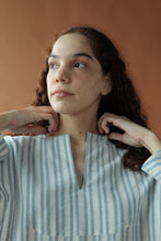 Load image into Gallery viewer, Sylvie - Blue Stripes
