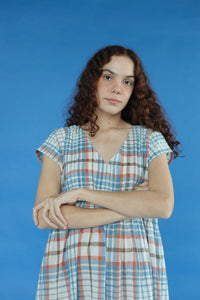 Darla - Blue Checks