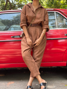 Drop Crotch Pants - Tan