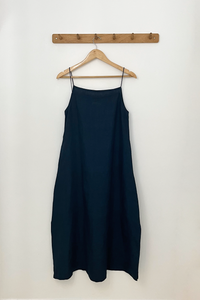 Basic Slip Dress - Navy